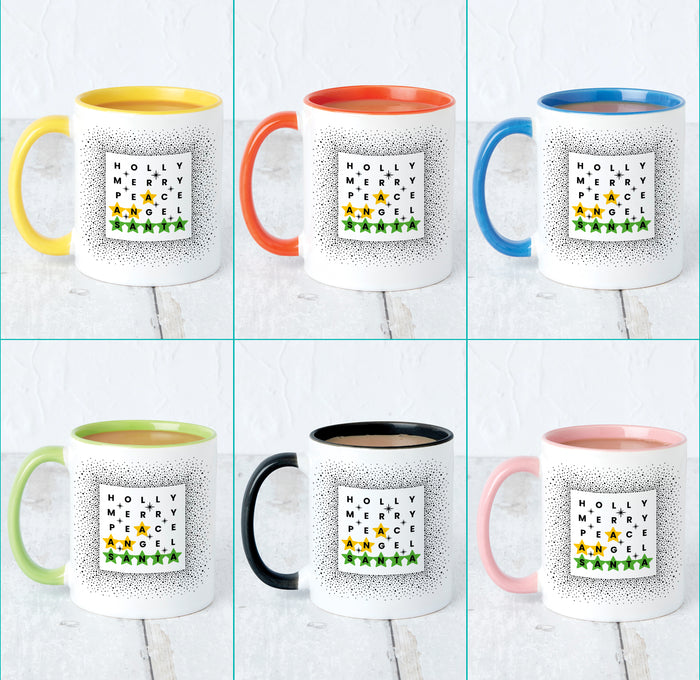 Wordle Christmas Mug