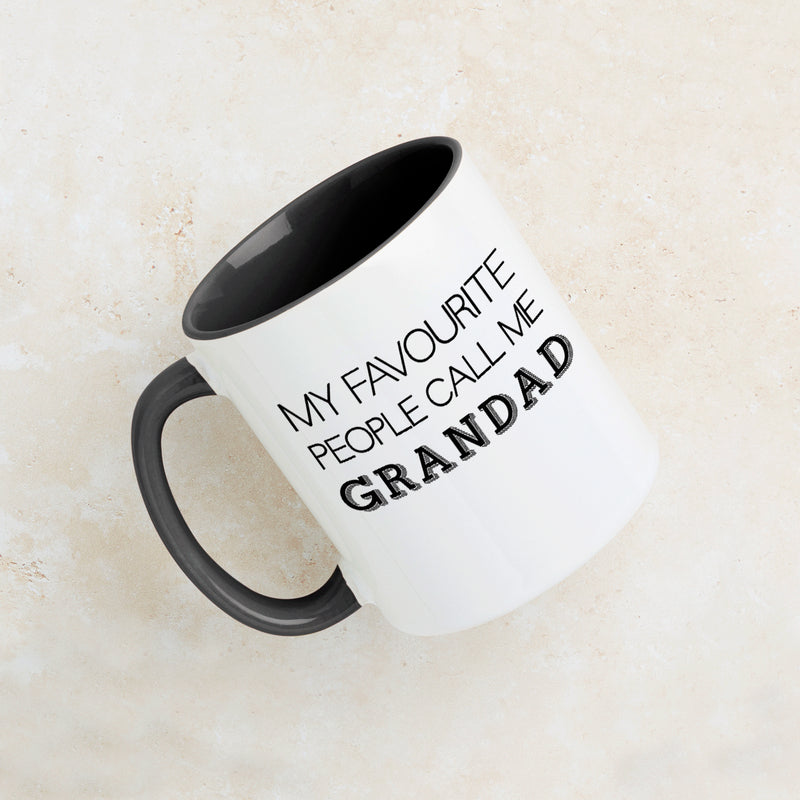 'My Favourite People Call Me Grandad Mug