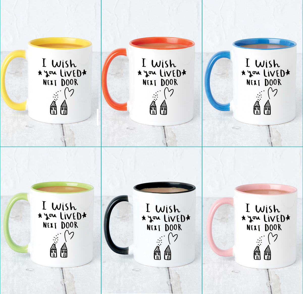 Tazza I Wish You Lived Next Door – Special Best Friend Girlfriend Girlfriend Coffee Mugs for Her Tazza I Wish You Lived Next Door – Special Best Friend Girlfriend Girlfriend Coffee Mugs for Her