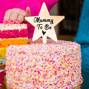 'Mummy To Be' Baby Shower Cake Topper