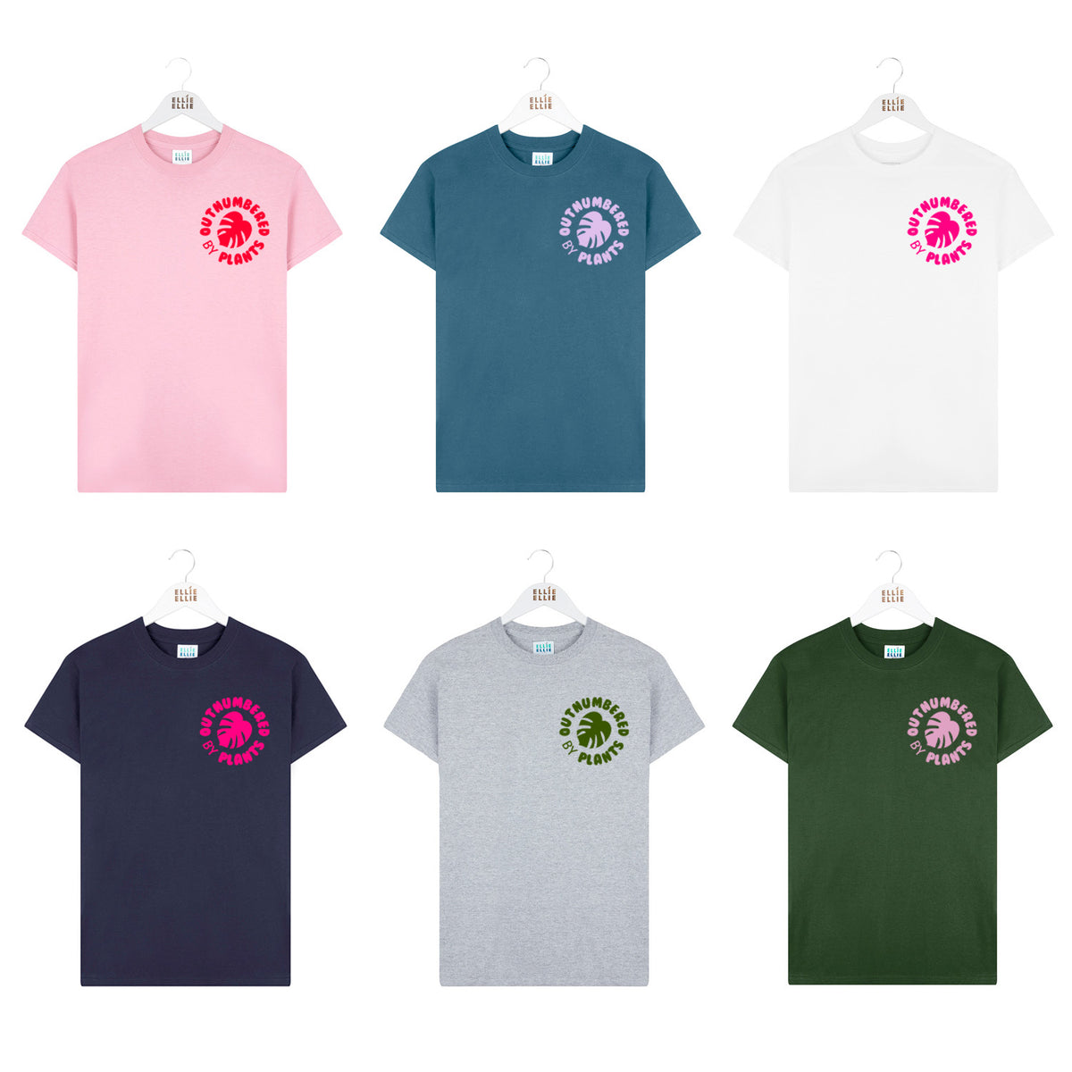 Outnumbered by Plants Tshirt Crest