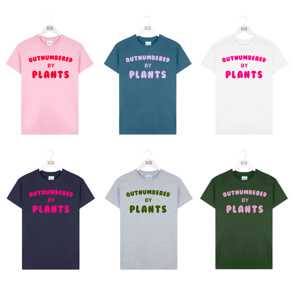 Outnumbered by Plants Tshirt