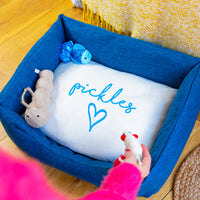 Personalised Name and Illustration Pet Bed