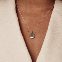 Organic Pebble Real Handwriting Necklace