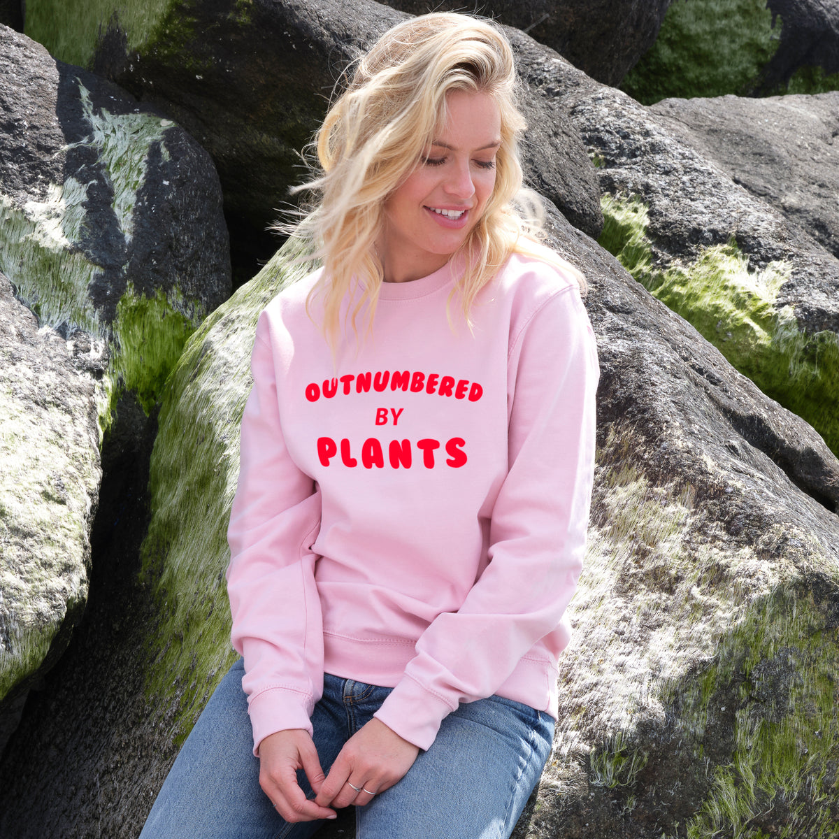 Outnumbered by Plants Sweatshirts