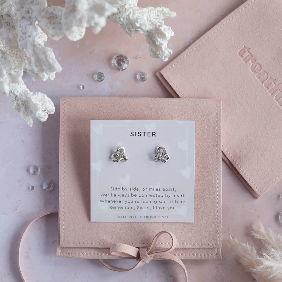Sister Earrings Studs