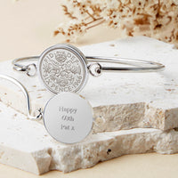 60th Birthday 1966 Sixpence Coin Bangle Bracelet