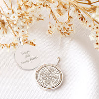 Sixpence 70th 1955 Or 1956 Birthday Coin Necklace