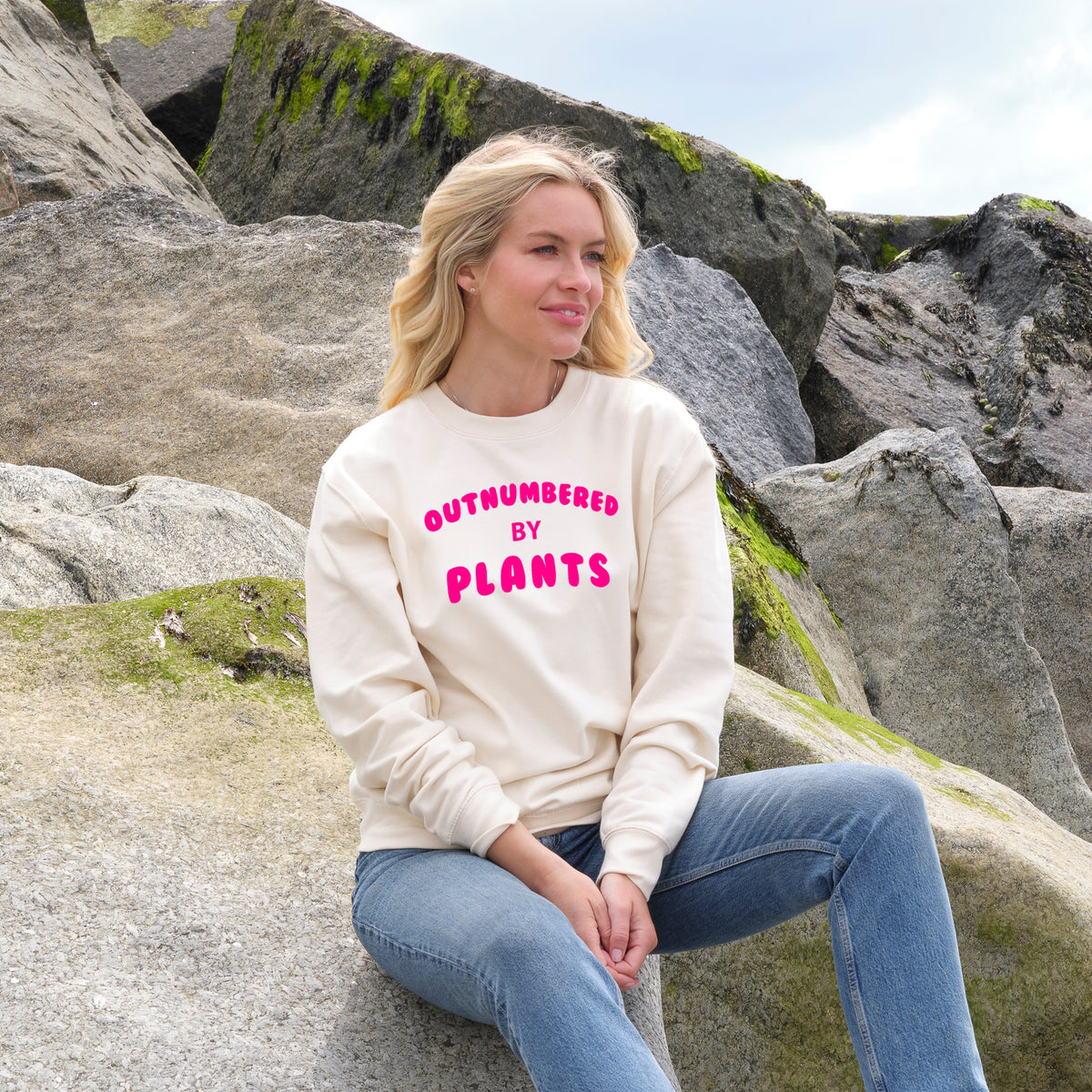 Outnumbered by Plants Sweatshirts
