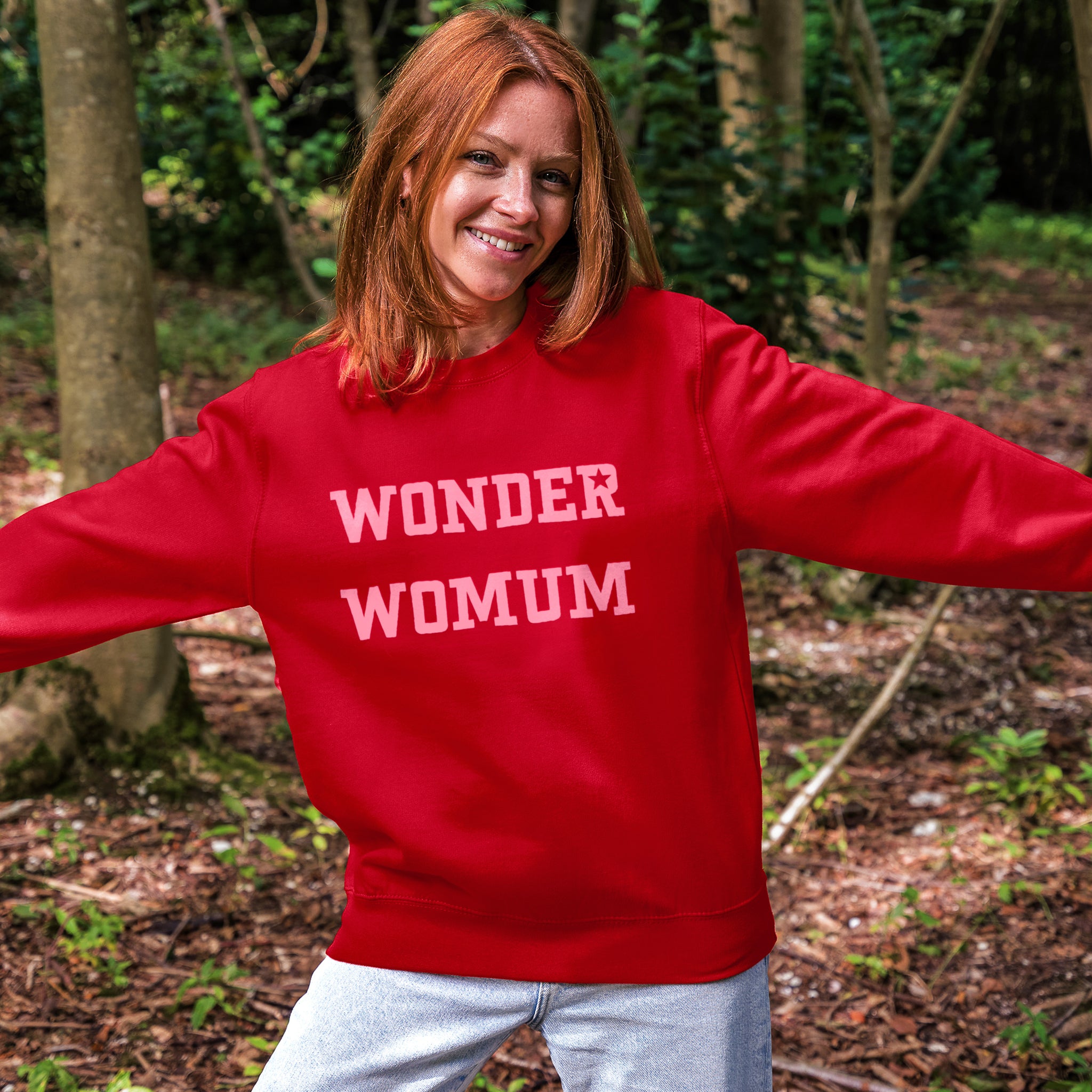 Wonder Womum' Wonder Woman Mum Sweatshirt Jumper - Ellie Ellie