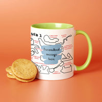 Choose Your Message Formula One Circuits Mug For Dad