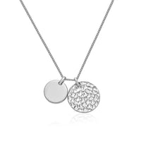 Personalised Real Handwriting Double Disc Necklace