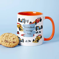 Choose Your Message Formula One Mug For Dad