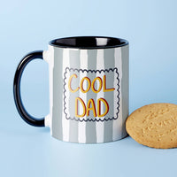 Cool Dad Striped Coaster