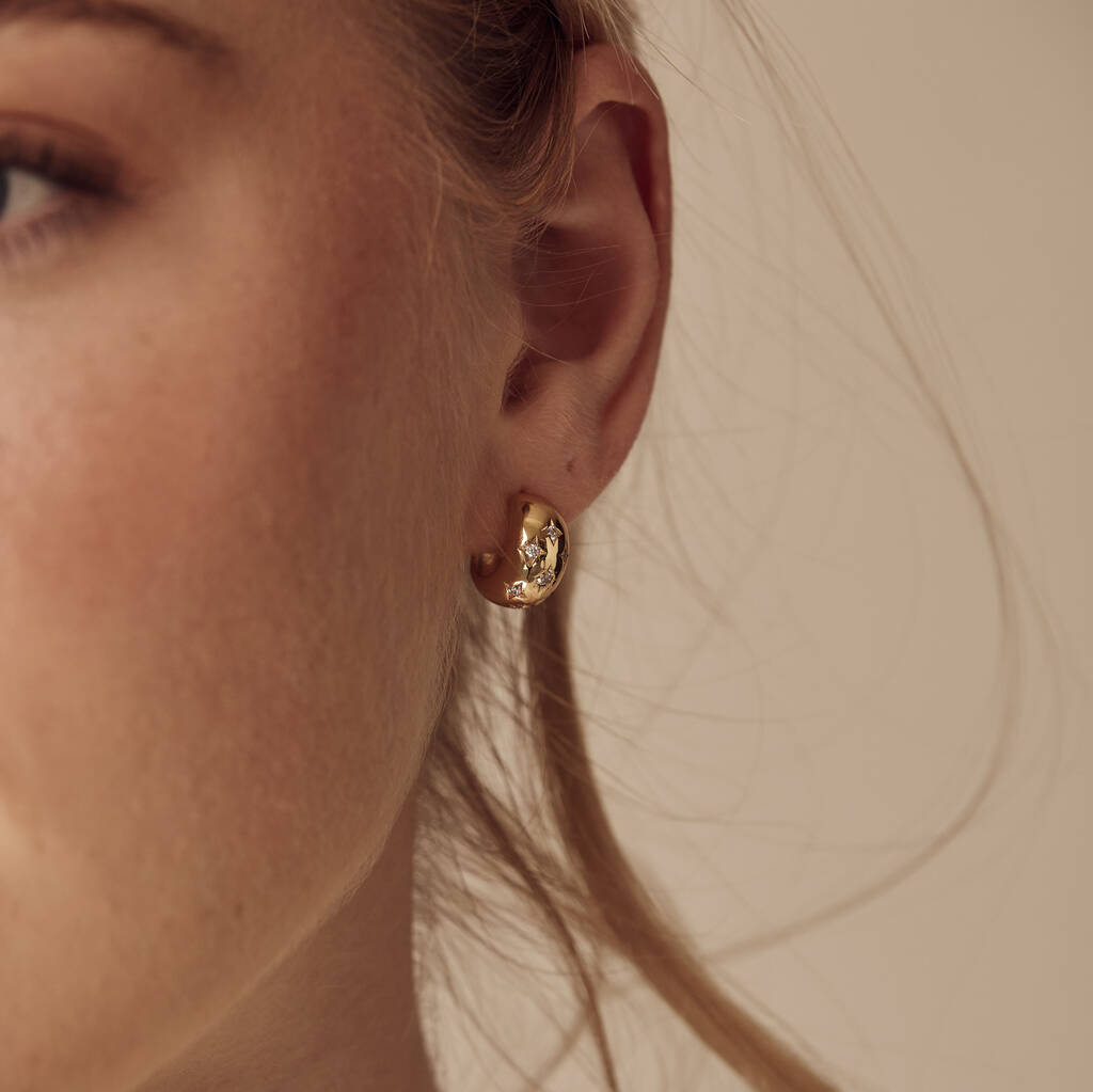 Gold Celestial Dome Studs