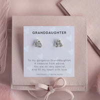 Granddaughter Earrings Studs