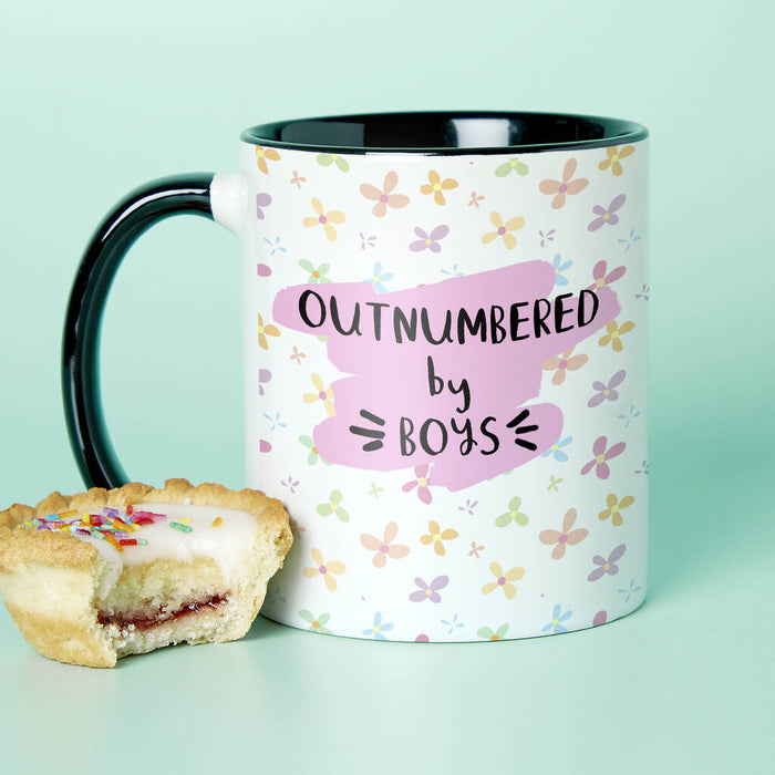 Choose Your Design Outnumbered By Boys Mother's Day Mug