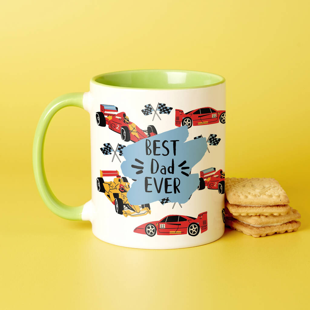 Choose Your Message Formula One Mug For Dad