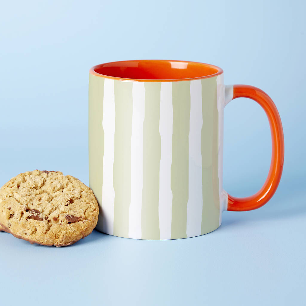 Best Dad Striped Design Mug