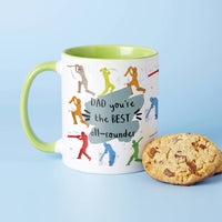 Choose Your Message Cricket Mug For Dad