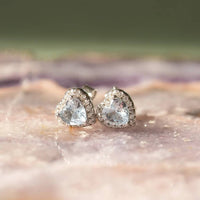 March Birthstone Earrings Aquamarine
