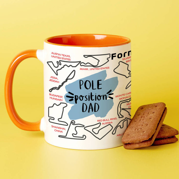 Choose Your Message Formula One Circuits Mug For Dad