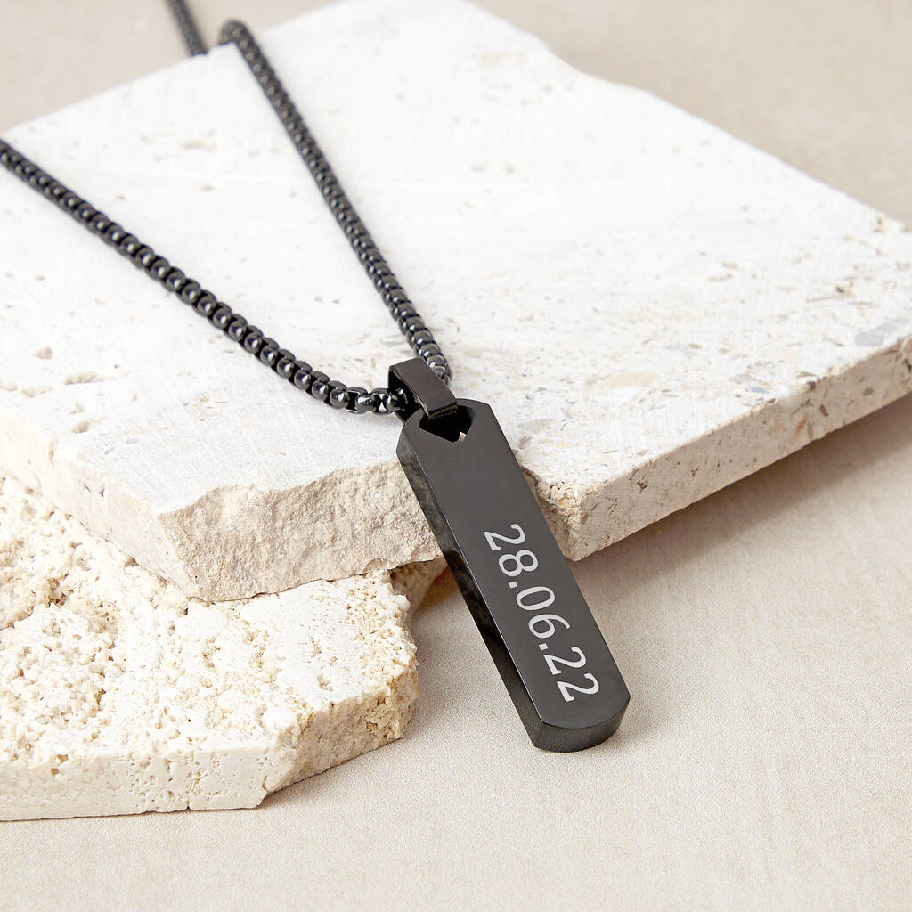 Special Date Personalised Pendant For Dad