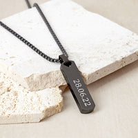 Special Date Personalised Pendant For Dad