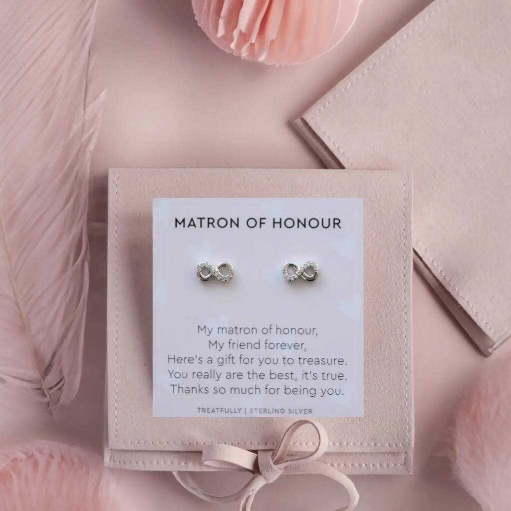 Matron Of Honour Earring Studs