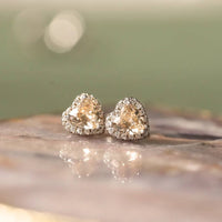 November Birthstone Earrings Citrine