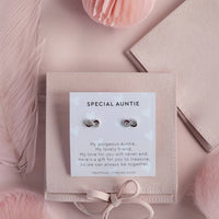 Special Auntie Earrings Studs