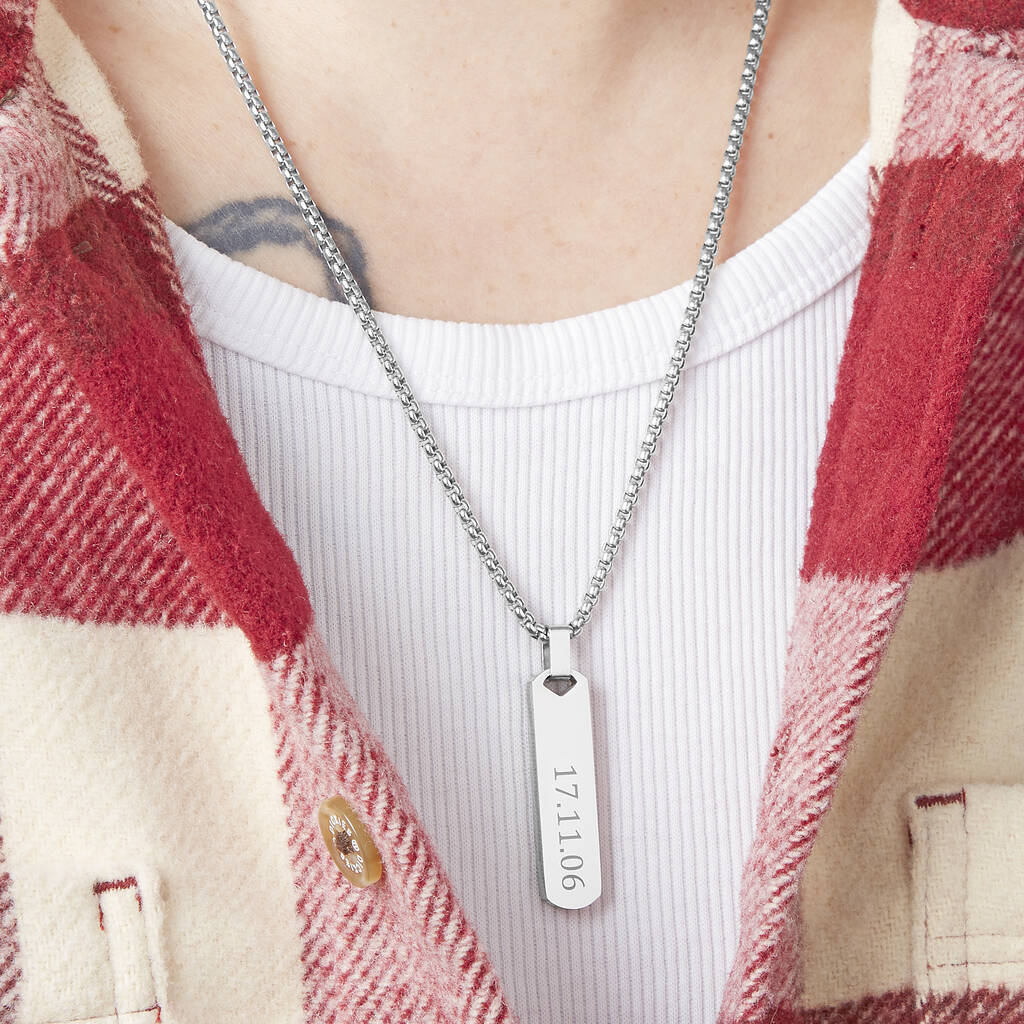 Special Date Personalised Pendant For Dad