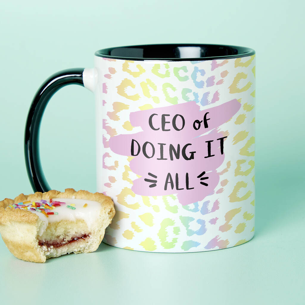 Choose Your Design CEO of Doing It All Mug