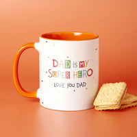 Dad Is My Super Hero Mug