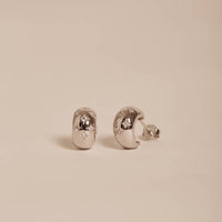 Silver Celestial Dome Earrings