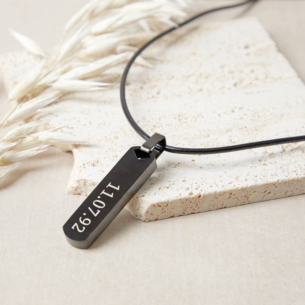 Special Date Personalised Pendant For Dad