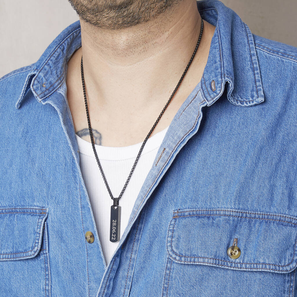 Special Date Personalised Pendant For Dad
