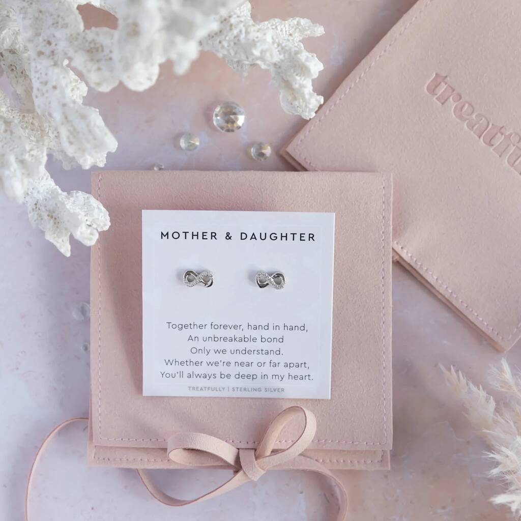 Mother And Daughter Earrings Studs