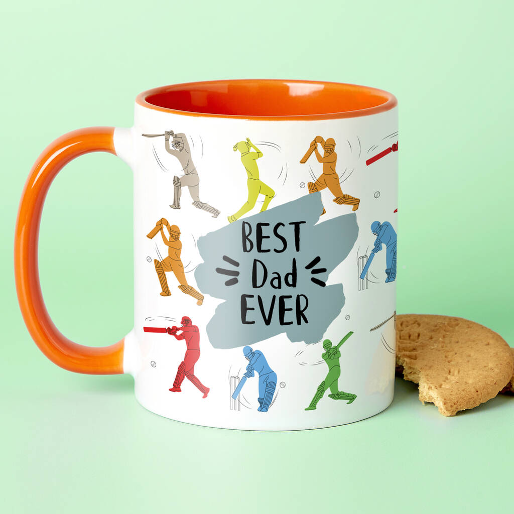 Choose Your Message Cricket Mug For Dad