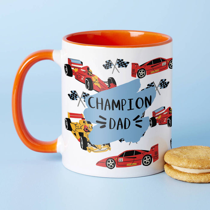 Choose Your Message Formula One Mug For Dad