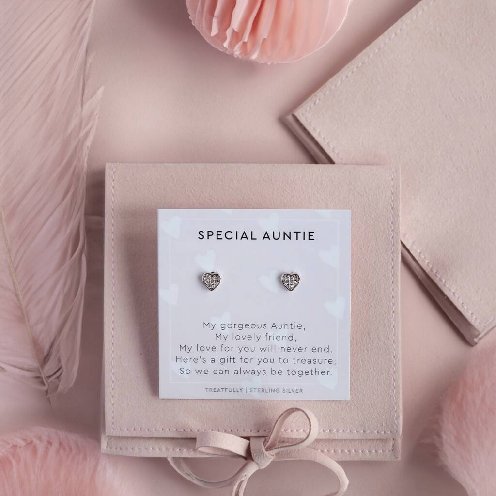 Special Auntie Earrings Studs