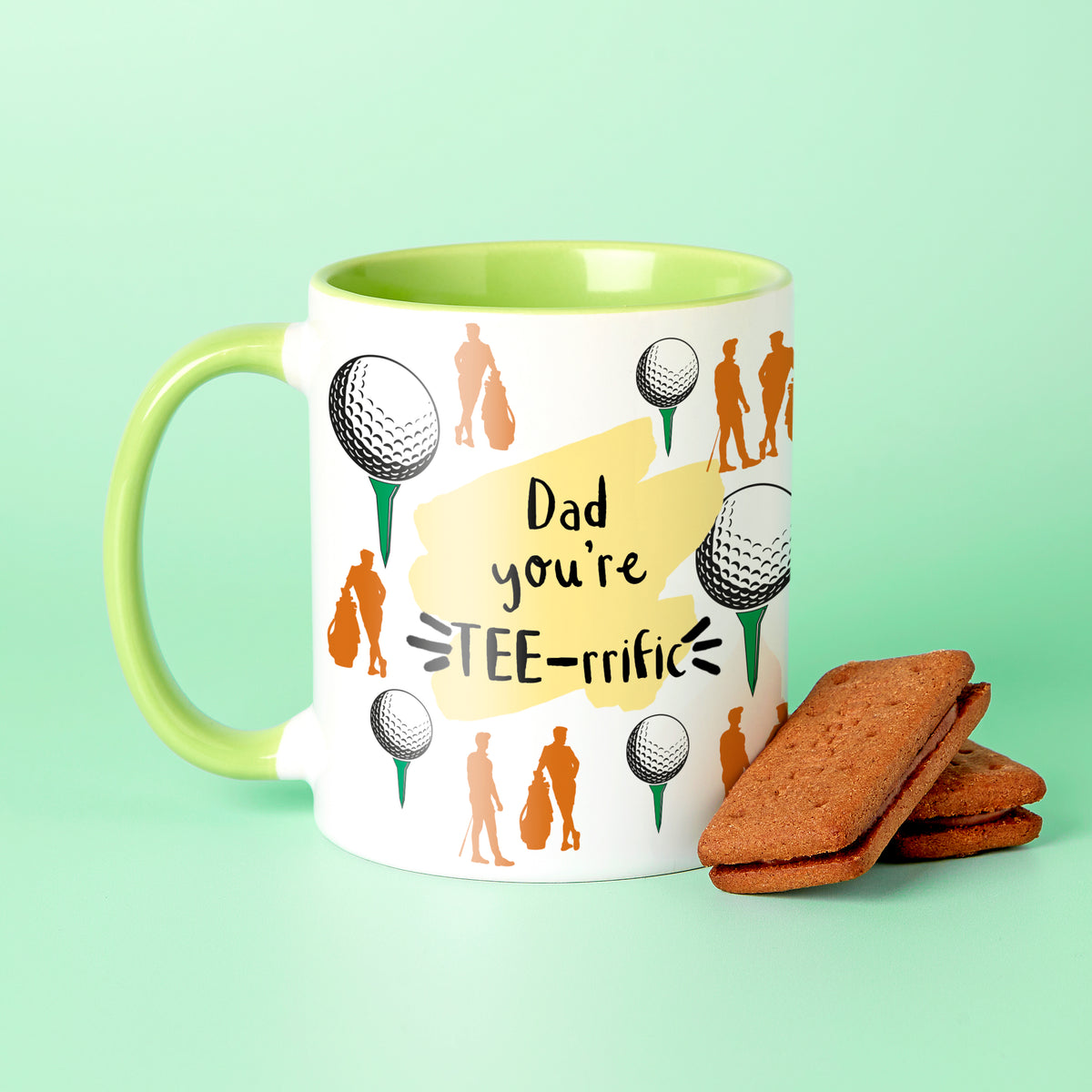 Choose Your Message Golf Mug For Dad