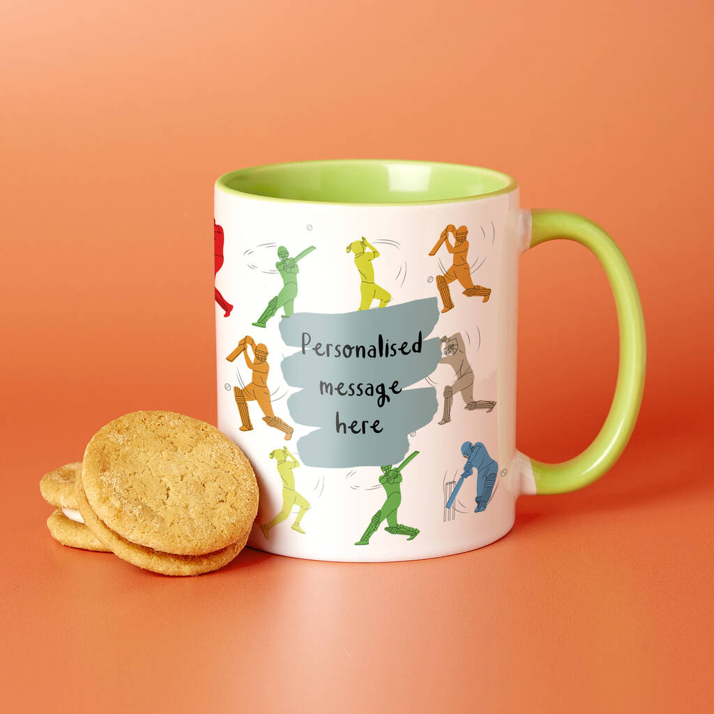 Choose Your Message Cricket Mug For Dad