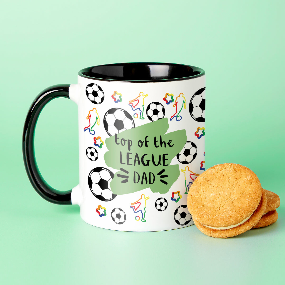 Choose Your Message Football Mug For Dad