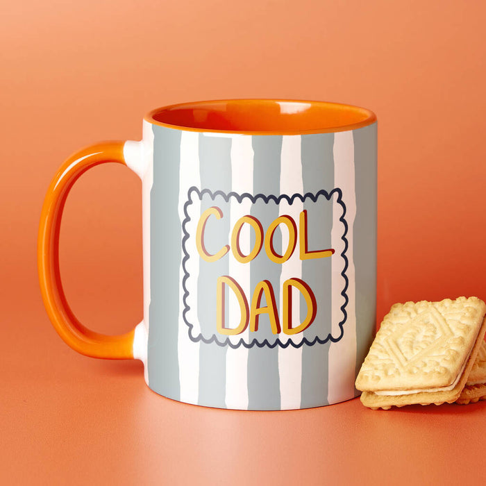 Cool Dad Striped Design Mug