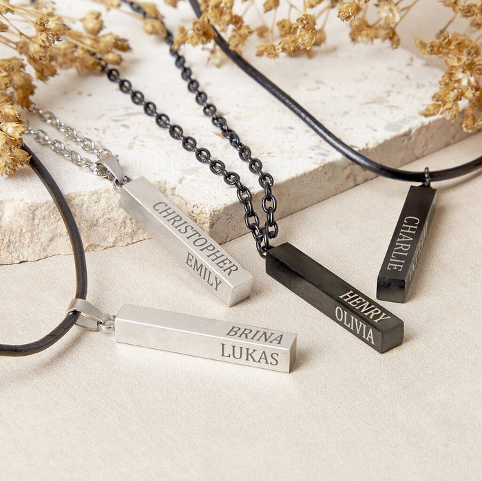 Dad's Favourite People Personalised Names Necklace