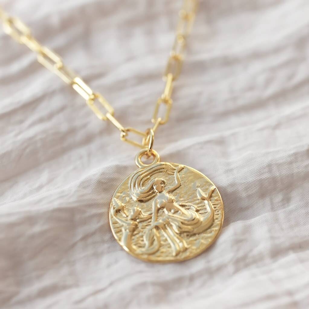 Gold Mermaid Necklace