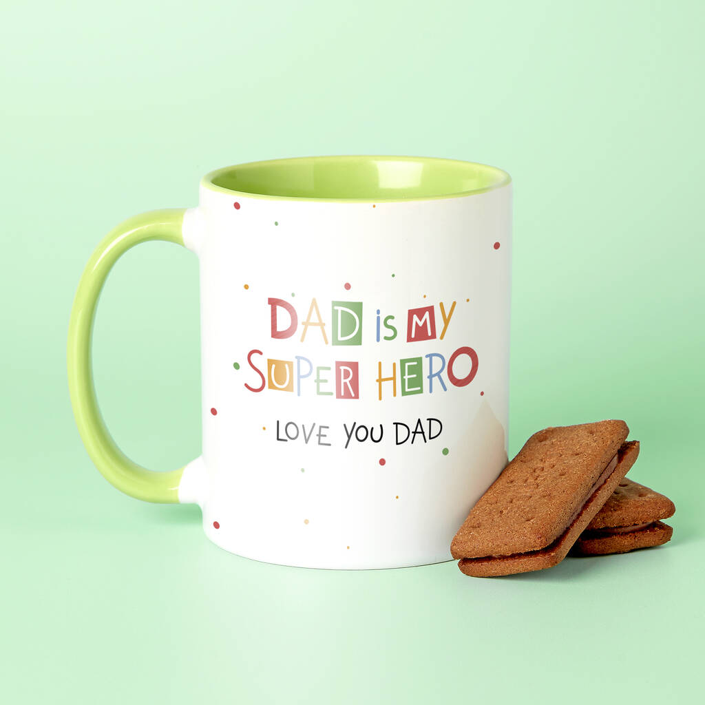 Dad Is My Super Hero Mug