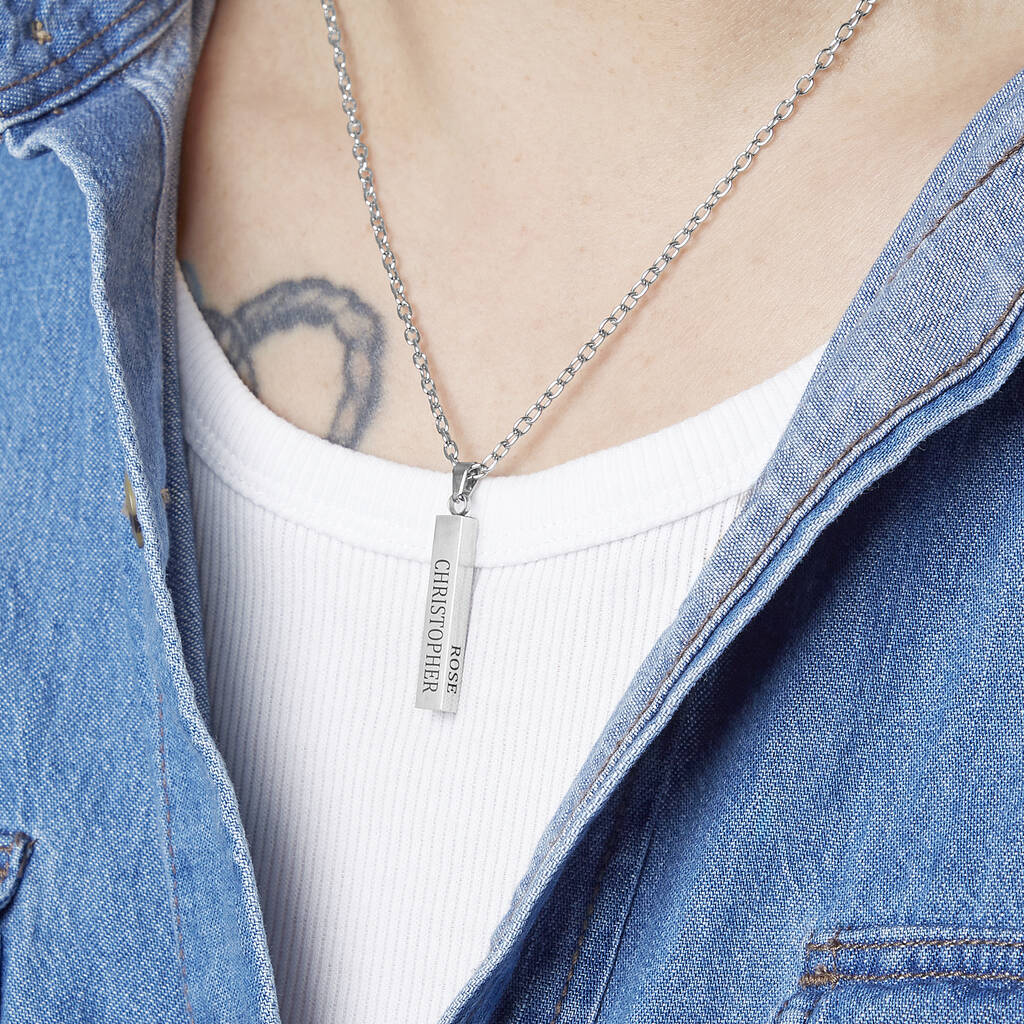 Dad's Favourite People Personalised Names Necklace