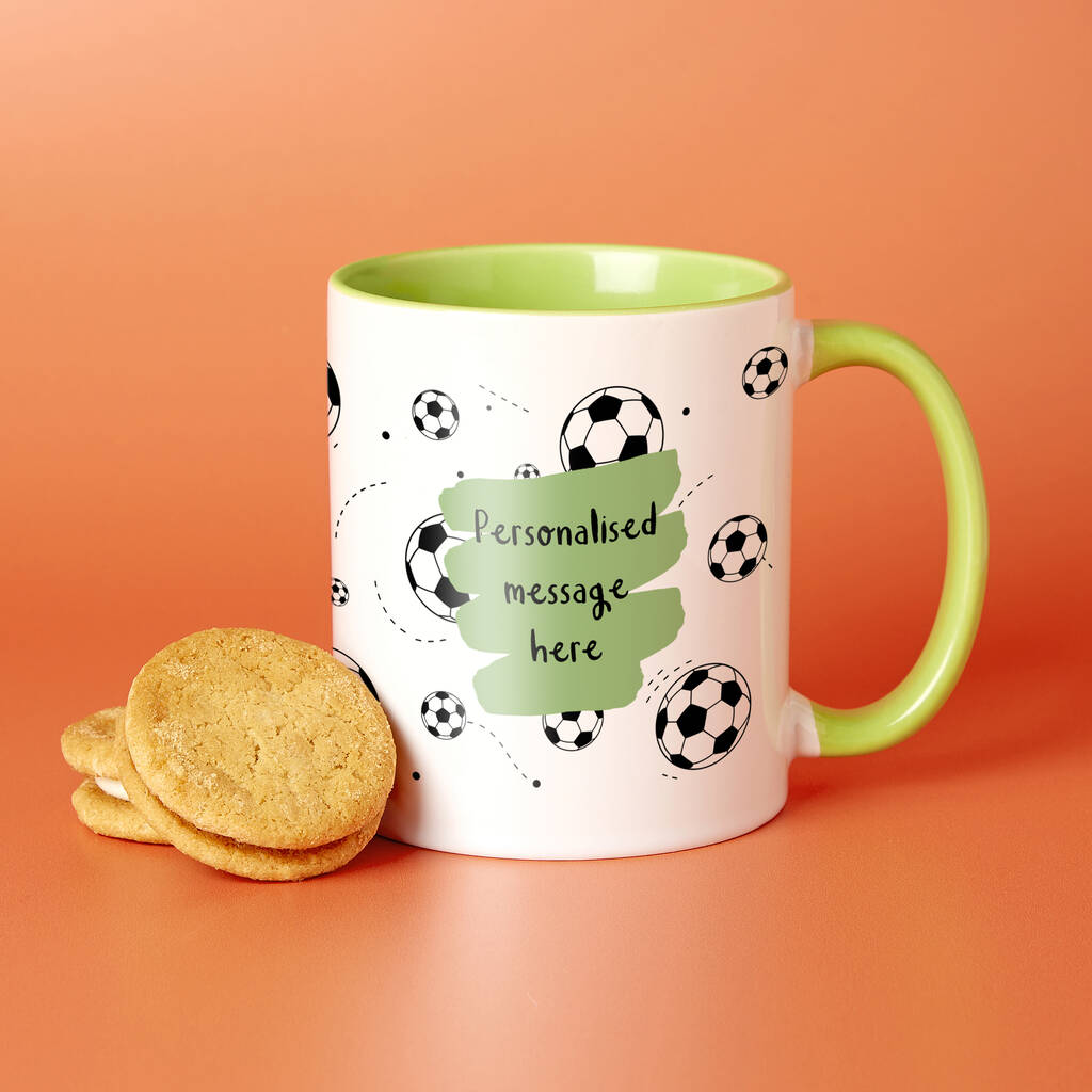 Choose Your Message Football Mug For Dad